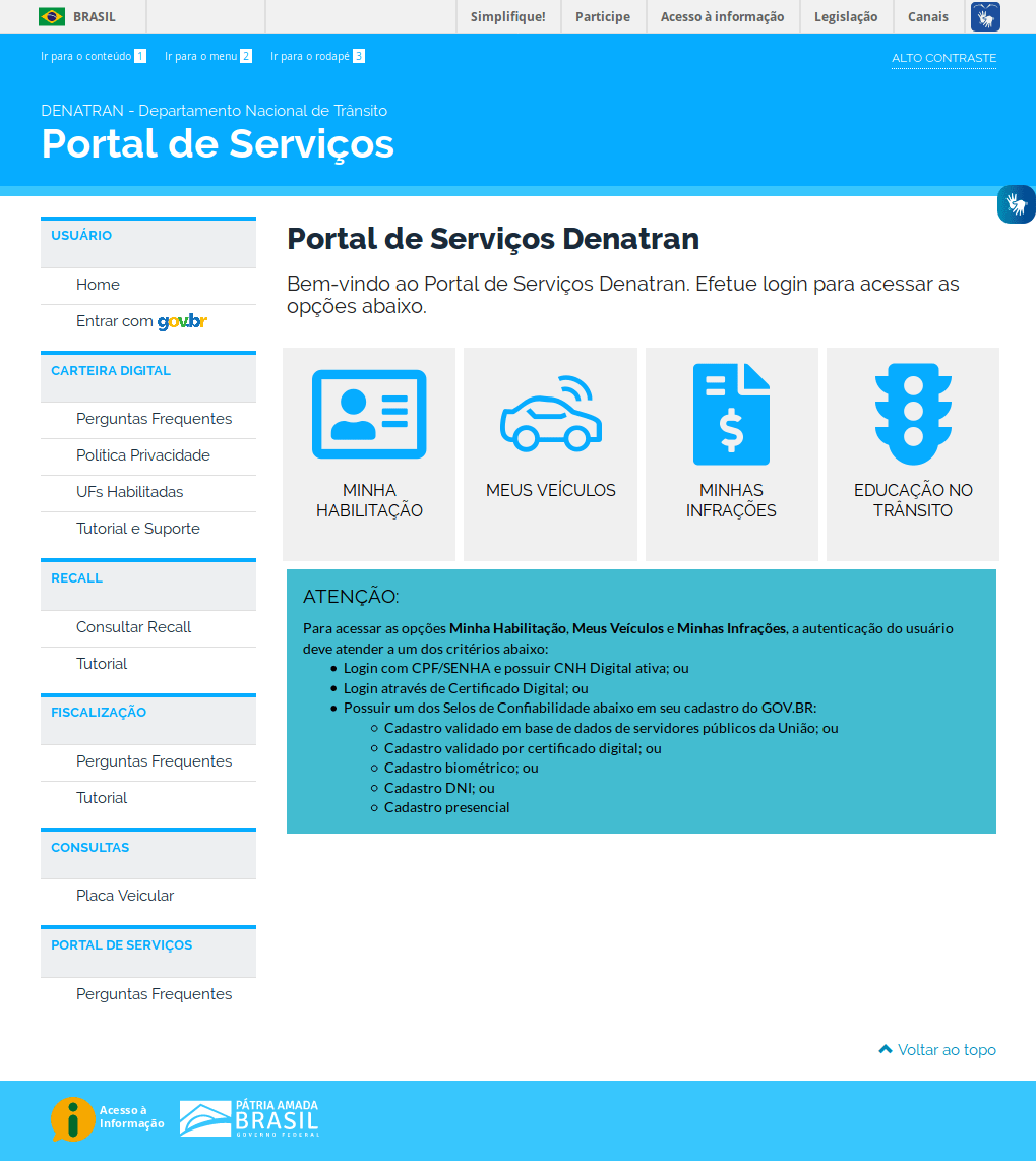  Portal de Serviços Digitais