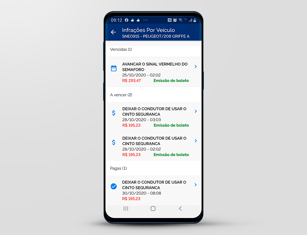 Não consigo acessar a carteira digital de trânsito com os dados